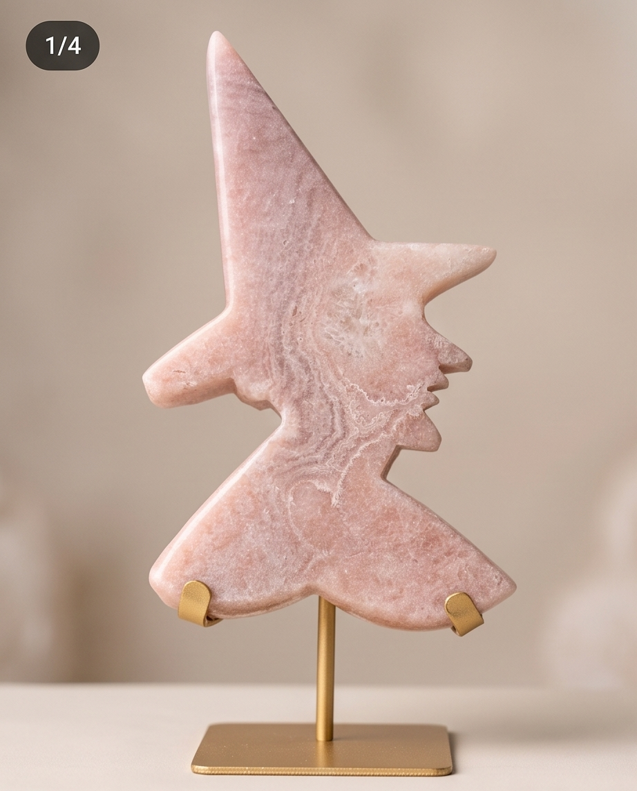 Pink amethyst witch