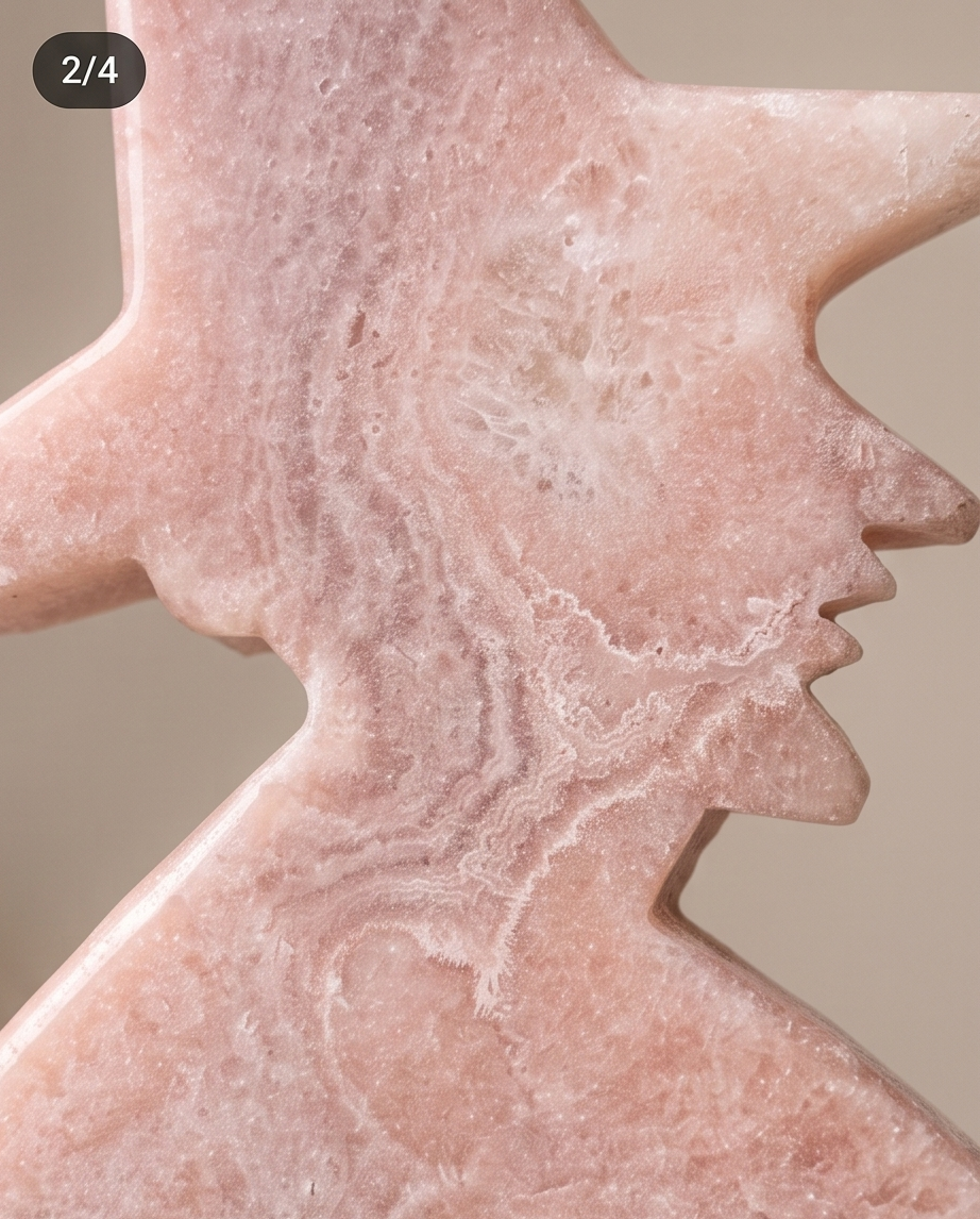 Pink amethyst witch