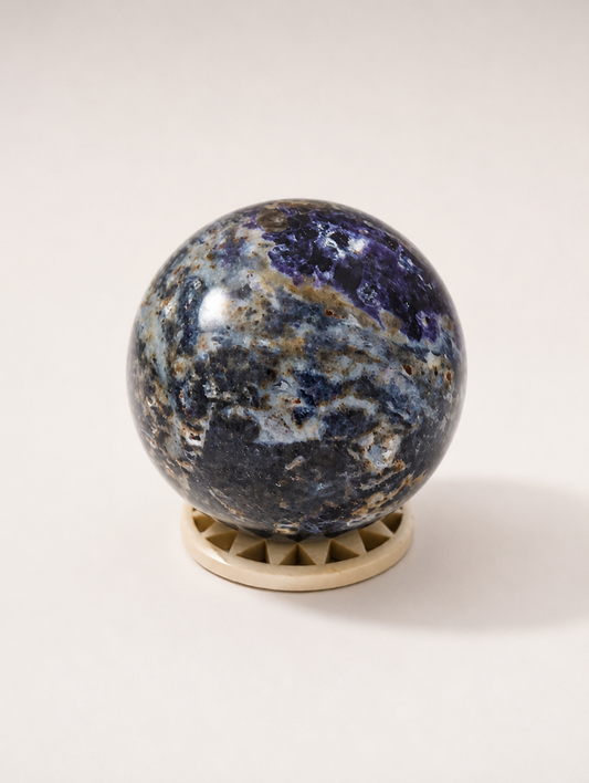Silk Fluorite Druzy Sphere