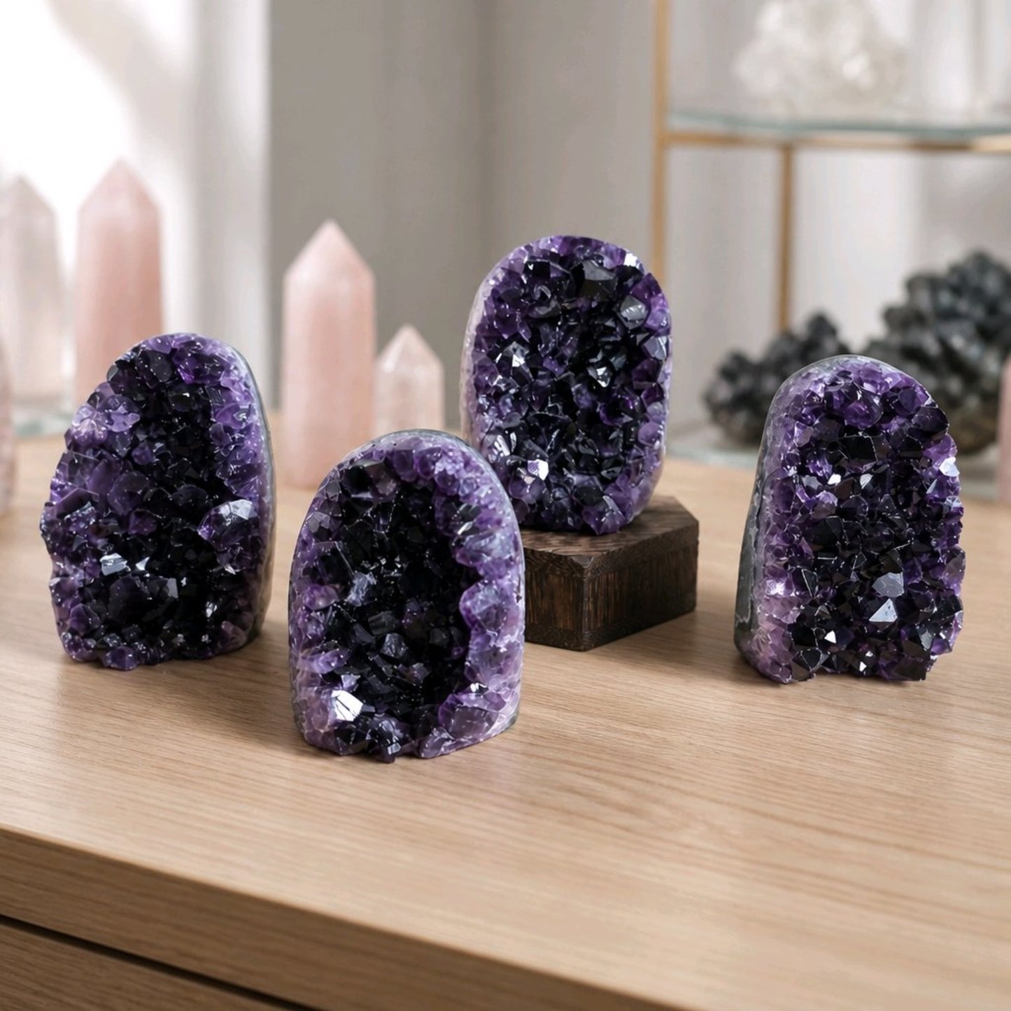 Uruguay Amethyst Geodes – Deep Purple Druzy Crystal Caves
